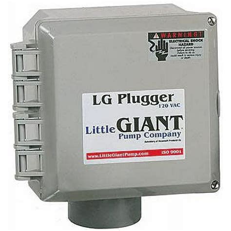 lg plugger junction box little giant|Little Giant 513290 JBP120V LG Plugger Junction Box.